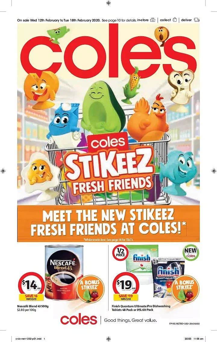 Coles 2月12日-2月18日折扣，周三24款新的mini玩具收集开始 - 1
