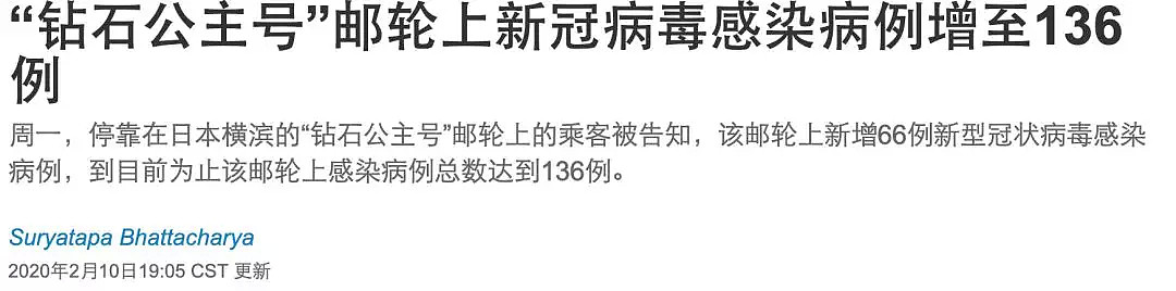 确诊破4万，死亡逾千人！一患者确诊前竟搭过20趟高铁，乘客速自查！圣诞岛新增1例疑似，日本邮轮确诊人数暴增至136… - 6