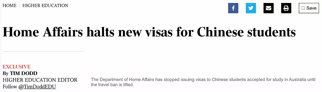 最新！澳洲停发中国留学生签证！墨尔本又一人接受病毒检测！日本邮轮新增40例，“疫苗有望18个月内完成”... - 12