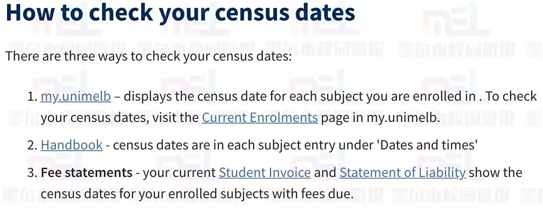 困扰10万澳洲留学生的enrolment & census date是啥？直接影响学费的日子要记好（组图） - 3