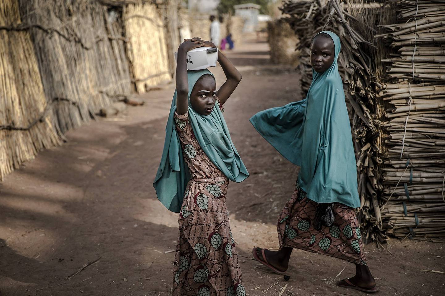 尼日利亚阿达马瓦州的难民营，里面多是因博科圣地肆虐而无家可归者。（AFP）