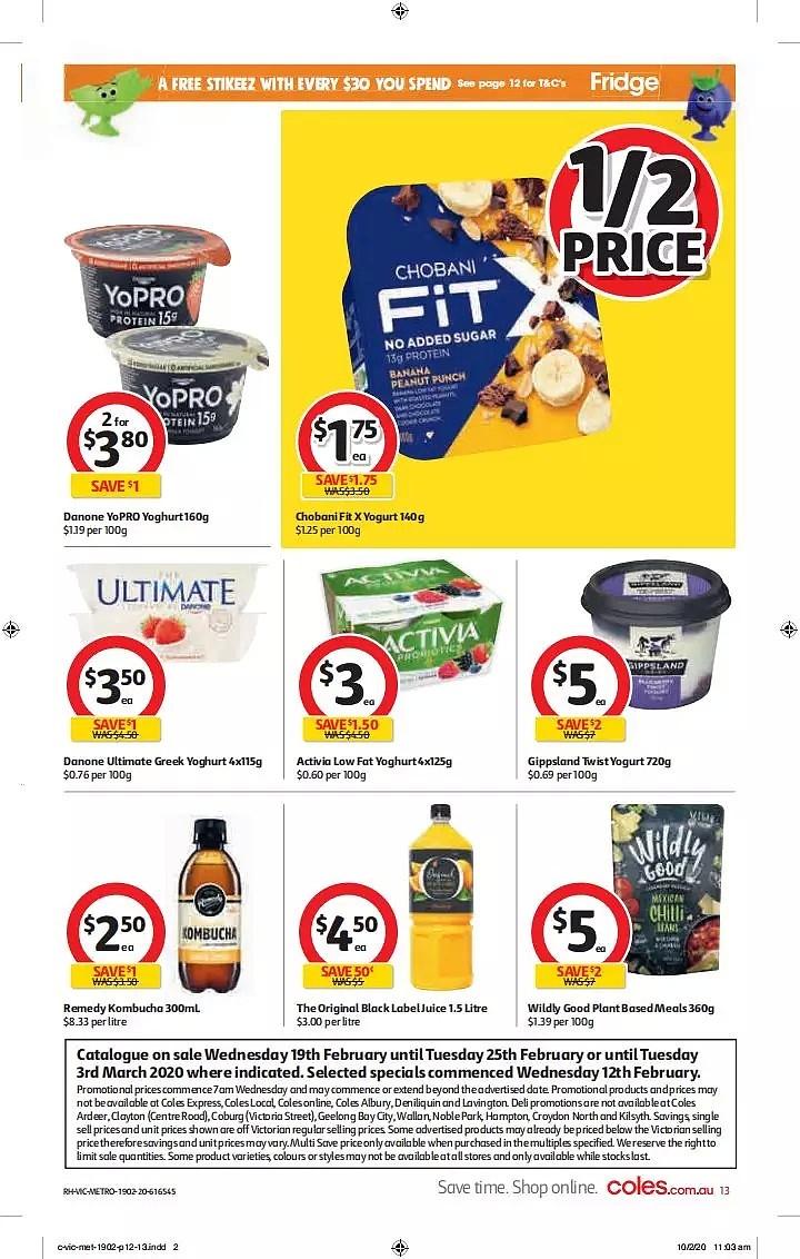 Coles 2月19日-2月25日折扣，油、花生酱、虾饺半价 - 13