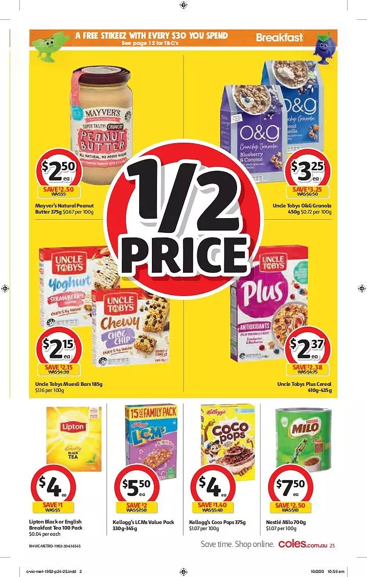 Coles 2月19日-2月25日折扣，油、花生酱、虾饺半价 - 25