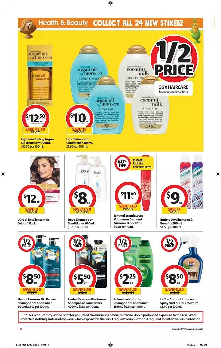 Coles 2月19日-2月25日折扣，油、花生酱、虾饺半价 - 30