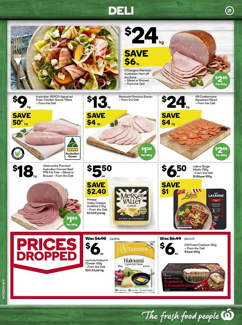 Woolworths 2月19日-2月25日折扣，春卷、鸡排半价 - 21