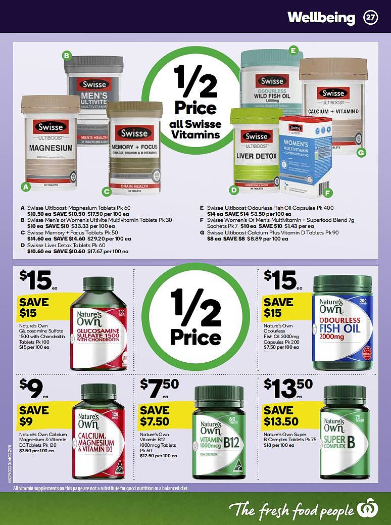 Woolworths 2月19日-2月25日折扣，春卷、鸡排半价 - 27