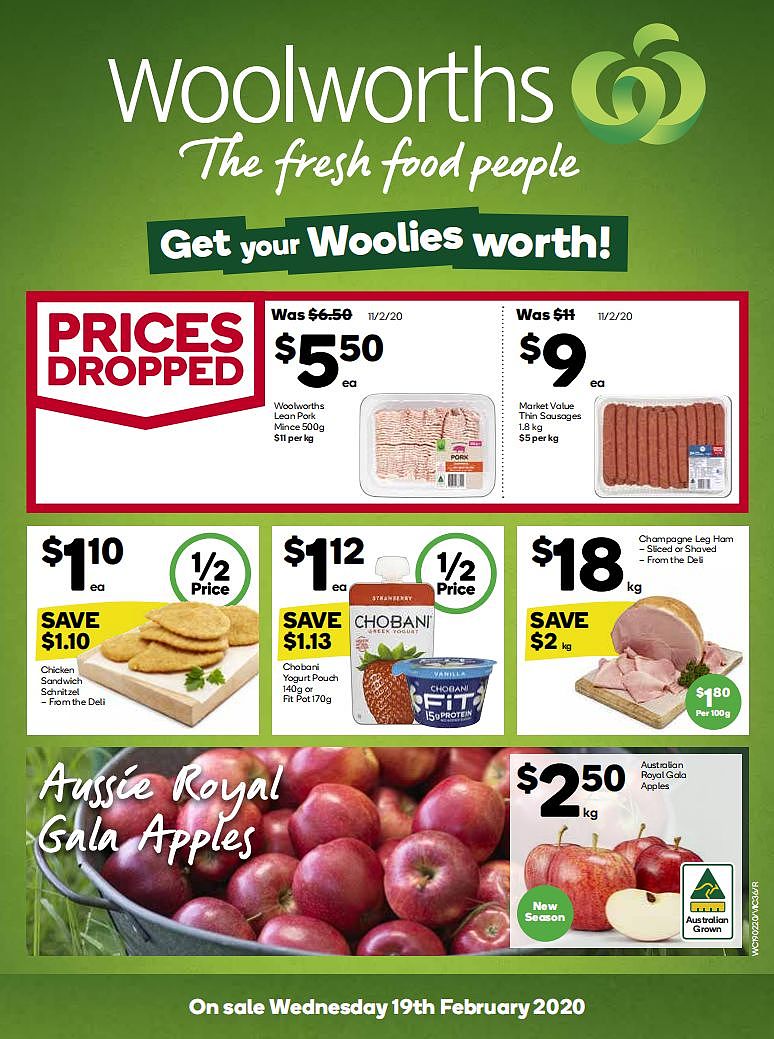 Woolworths 2月19日-2月25日折扣，春卷、鸡排半价 - 36