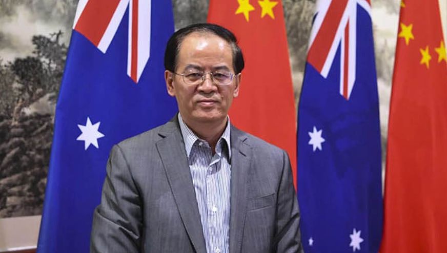 中国驻澳大使成竞业表示疫情已经得到控制，呼吁澳洲放宽旅行禁令（组图） - 1