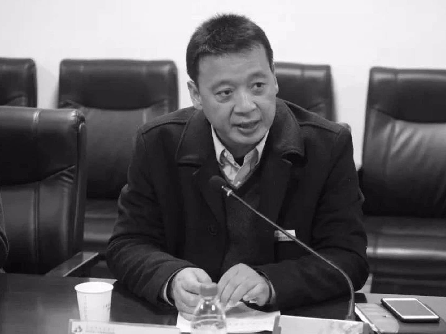 刘智明是首位在疫情中病逝的医院院长。（微博@武汉武昌医院）