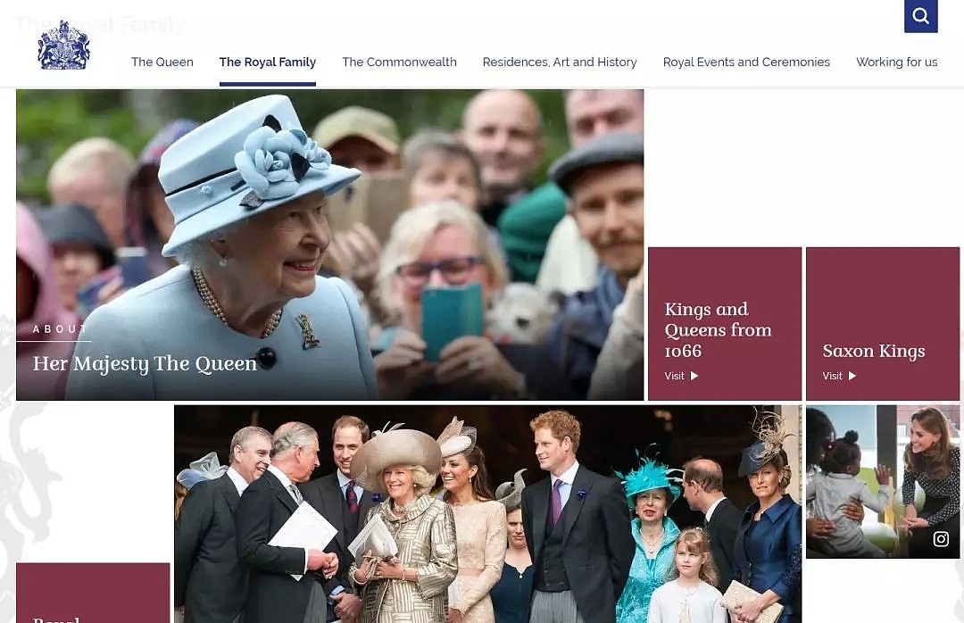 尴尬了!英国皇室官网页面 被链到了成人网站（组图） - 2