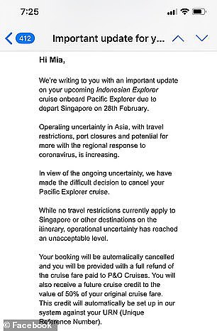 新冠疫情肆虐，新加坡至悉尼的邮轮之旅被迫取消！乘客：酒店机票都订好了，不给退钱（组图） - 2