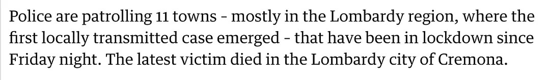 意大利5万人隔离，11地“封城”！韩国感染5天激增20倍！澳洲官员发布“新冠”警告！比疫情更可怕的是轻慢！ - 9