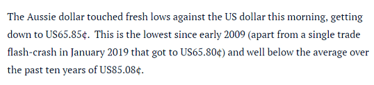 澳元汇率跌至12年新低，股市蒸发480亿！维州将爆发疫情？澳洲不排除日韩禁令（组图） - 2