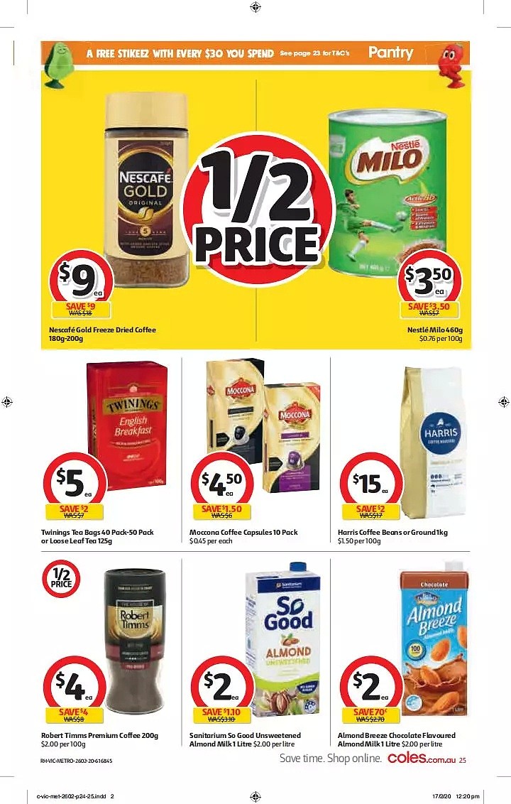 Coles 2月26日-3月3日折扣，油、冰淇淋半价 - 25