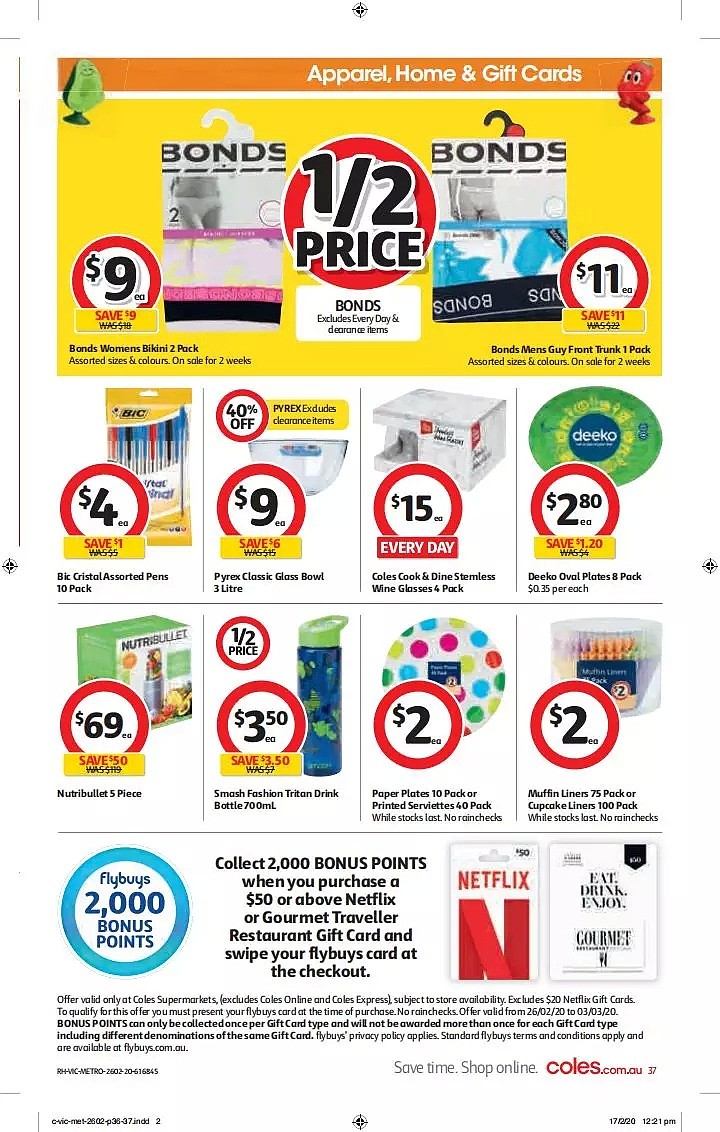 Coles 2月26日-3月3日折扣，油、冰淇淋半价 - 37