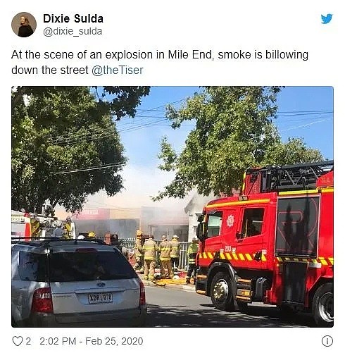 阿德莱德近城区发生爆炸！40名消防员、9辆消防车出动灭火（组图） - 6
