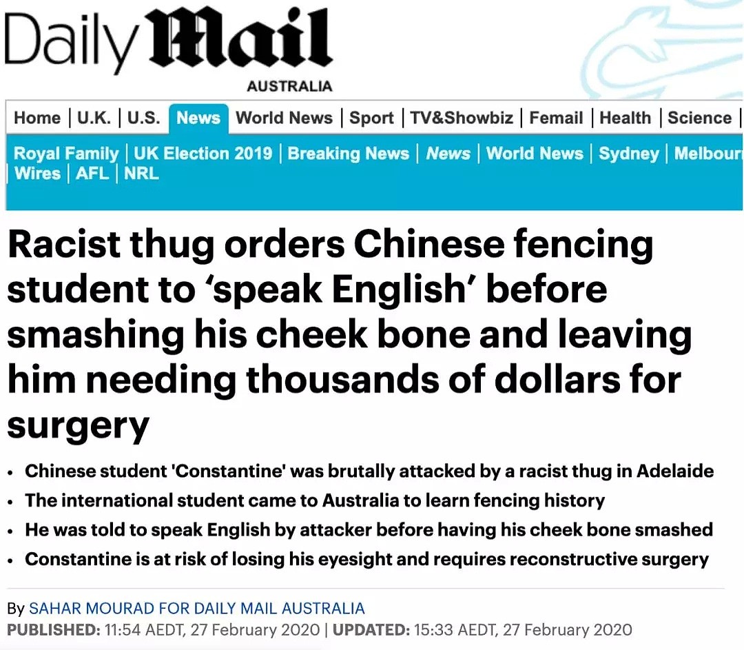 病毒蔓延全球47个国家！中国留学生澳洲街头颧骨被打碎，恐失明！病毒发源地引争议：中国，凭什么要向全世界道歉？ - 10