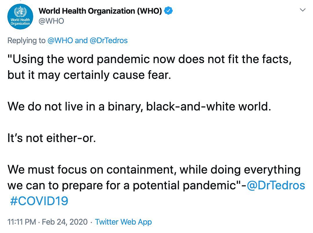 澳总理抢先宣布新冠疫情为“Pandemic”，世卫组织都想骂街了？！（组图） - 3