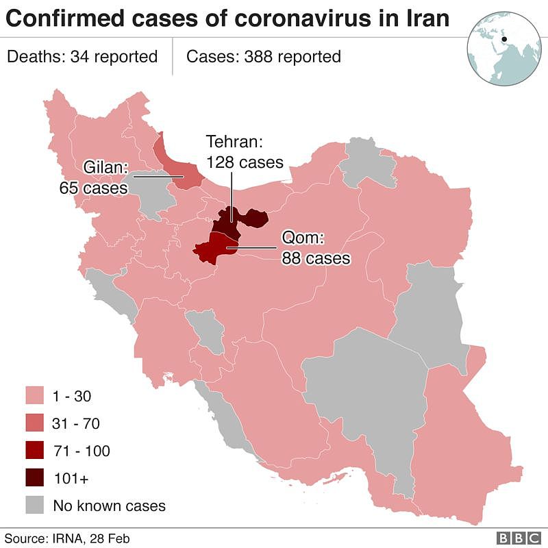 伊朗死亡数已达210人,世卫将疫情等级提至最高!（组图） - 3