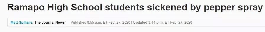 美国一所高中紧急疏散！不停呕吐、呼吸困难！19人遭失控胡椒喷雾狂喷（组图） - 1