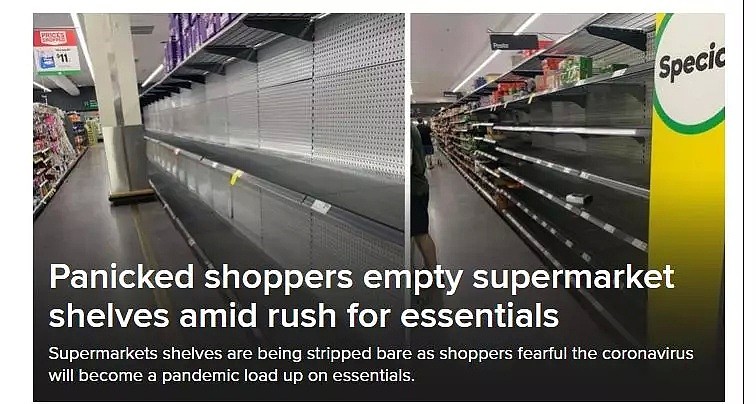 澳首例“人传人”出现，病亡为华裔！直击布市华人区超市货架“被搬空”，多地出现“囤货潮” - 20