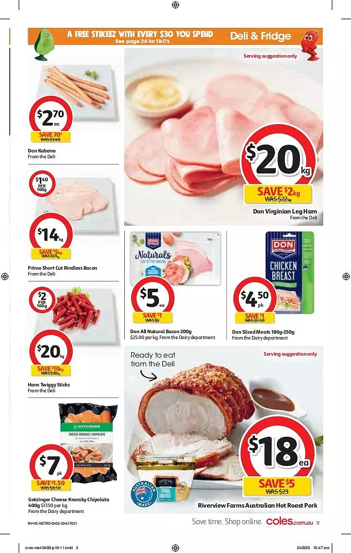 Coles 3月4日-3月10日折扣，卫生纸、清洁用品半价 - 11