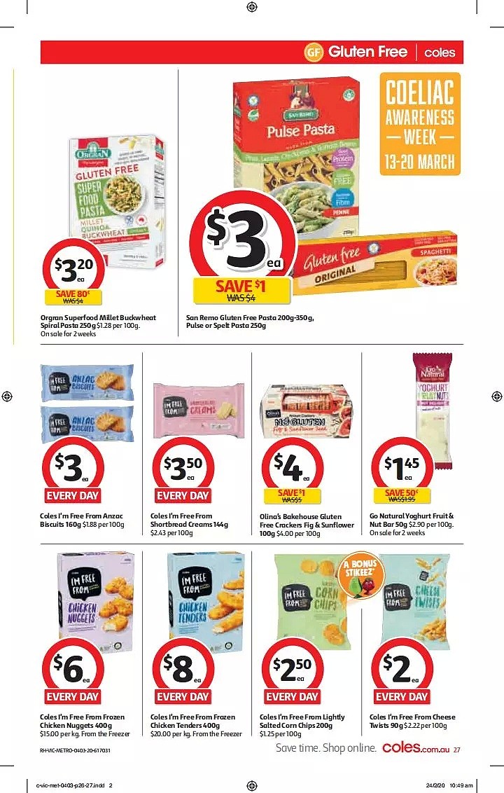 Coles 3月4日-3月10日折扣，卫生纸、清洁用品半价 - 27