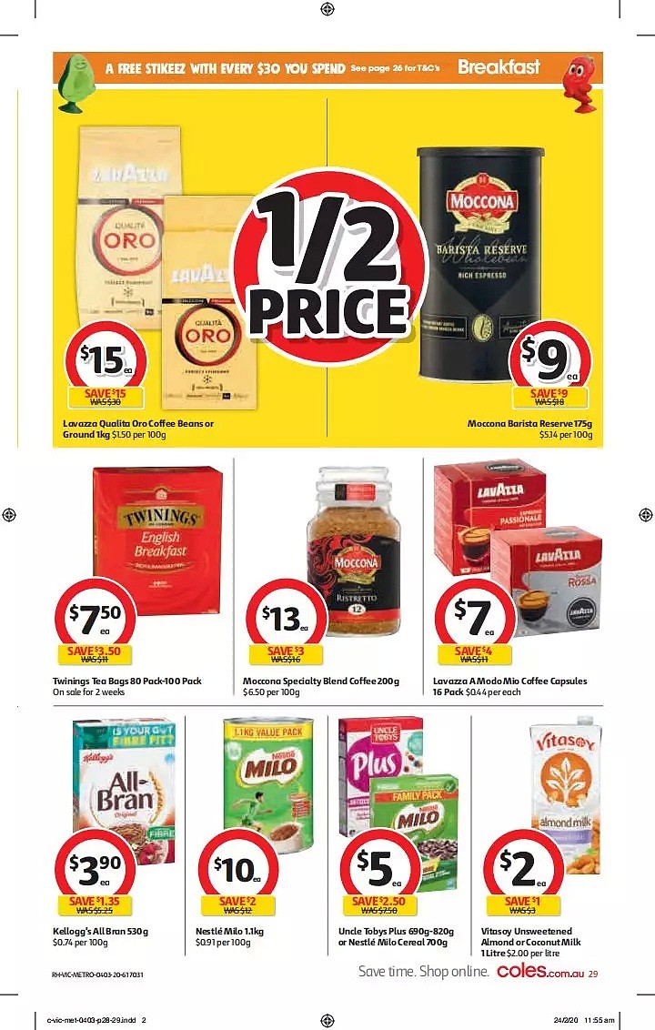 Coles 3月4日-3月10日折扣，卫生纸、清洁用品半价 - 29