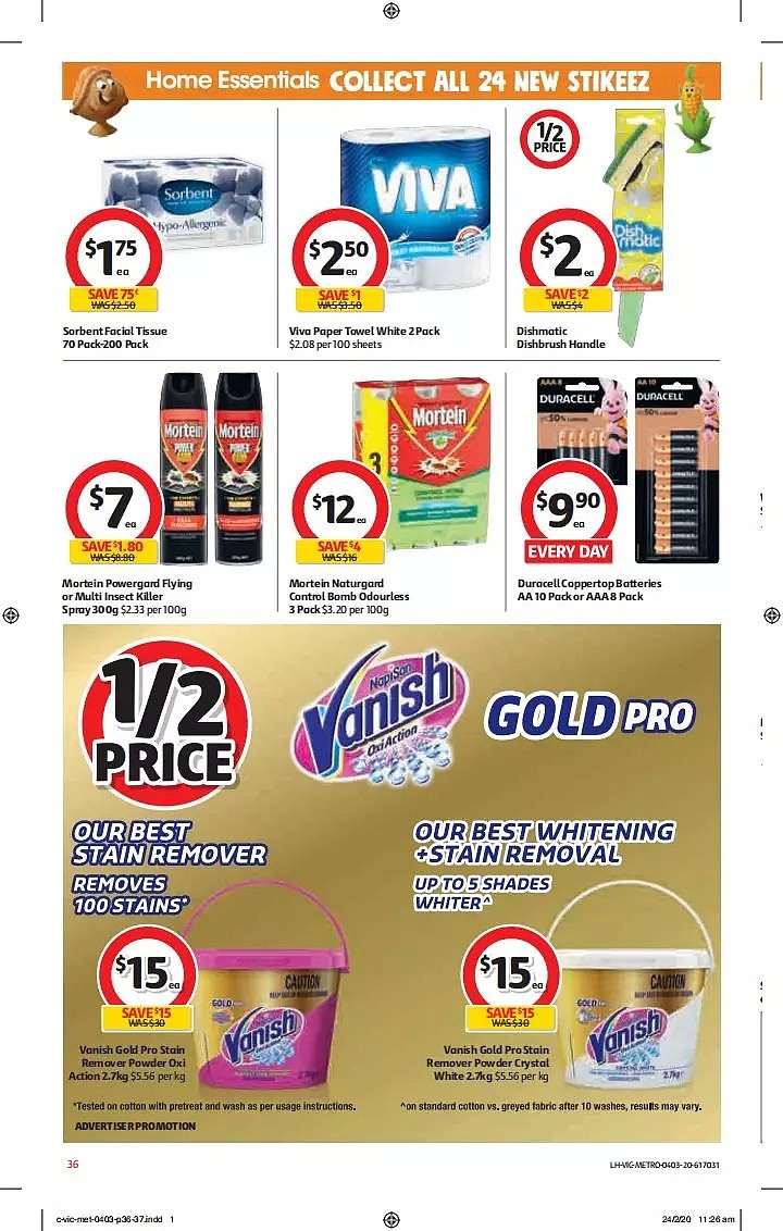 Coles 3月4日-3月10日折扣，卫生纸、清洁用品半价 - 36