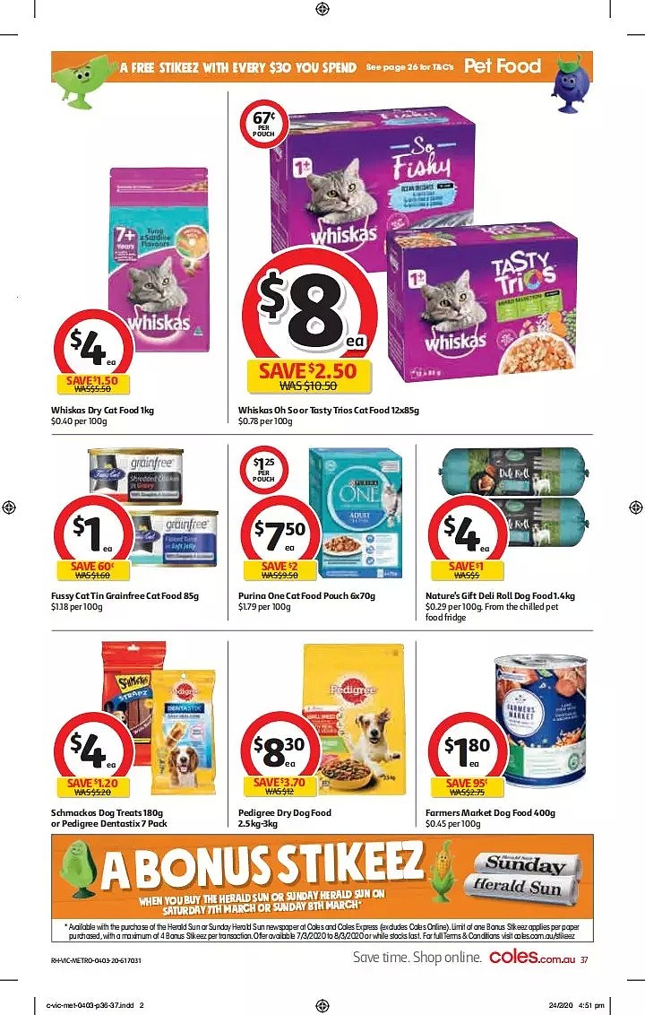 Coles 3月4日-3月10日折扣，卫生纸、清洁用品半价 - 37