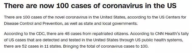 可怕！美100人确诊6人死亡！恐已流行六周，CDC误放1名感染者，民众怒了...（组图） - 1