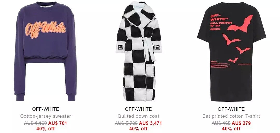 OFF-WHITE 3折+额外9折！$1XX收白富美单肩包！$3XX收经典LogoT！ - 12