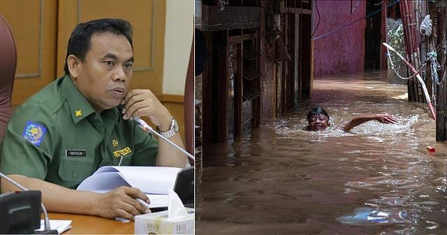 印尼官员的脑回路：上回称女人会在泳池受孕，这次劝民众享受洪水（组图） - 2
