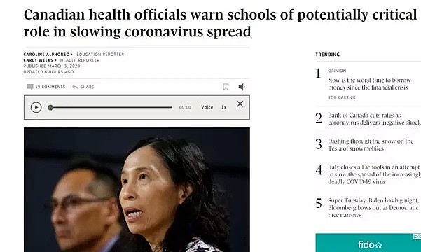 加拿大确诊第34例，重症危殆已进ICU，去过香港和印度！华人学生家人感染，学校局发紧急通知！（组图） - 4