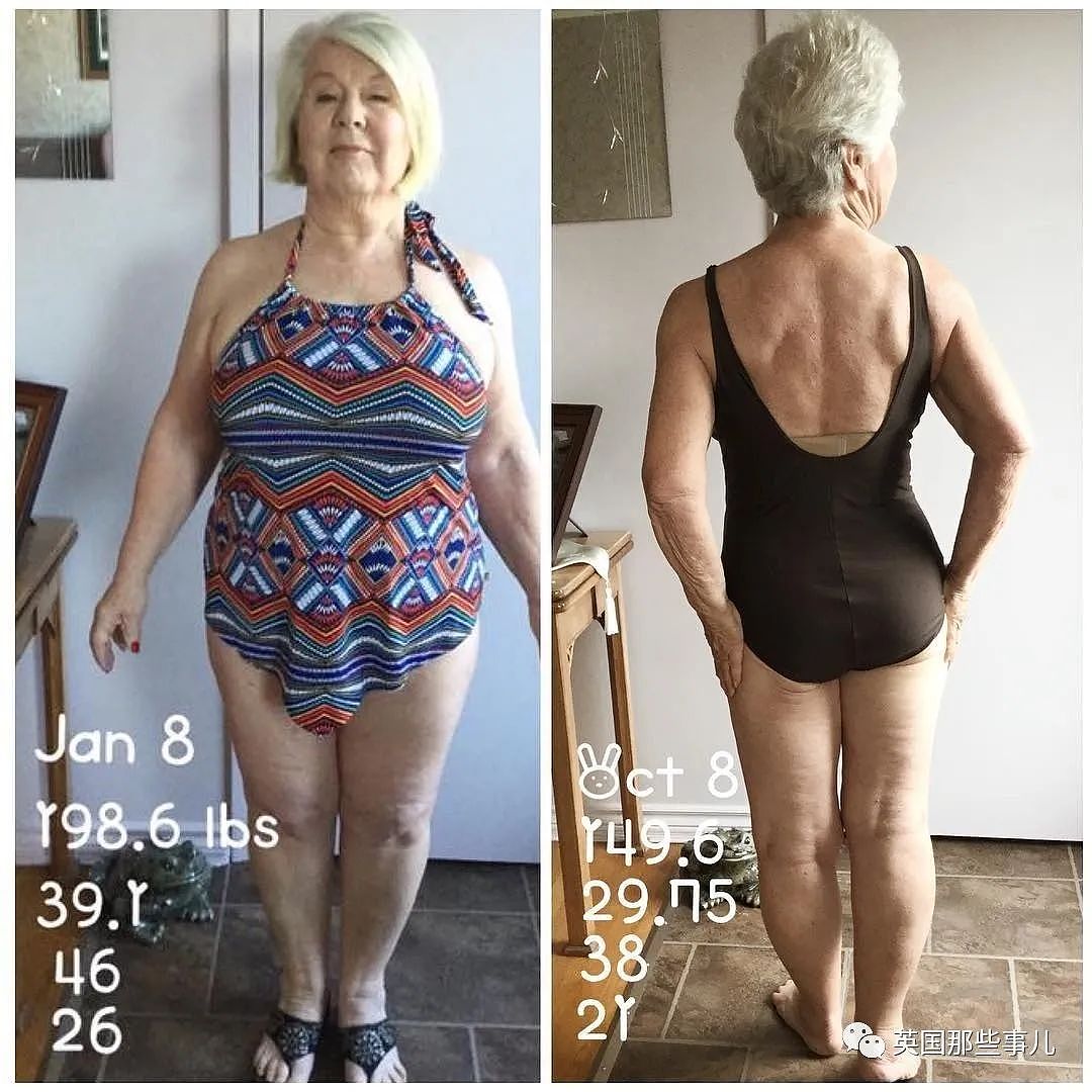 【健身】胖奶奶从70岁开始撸铁健身，3年后身材居然如此好看！（组图） - 1