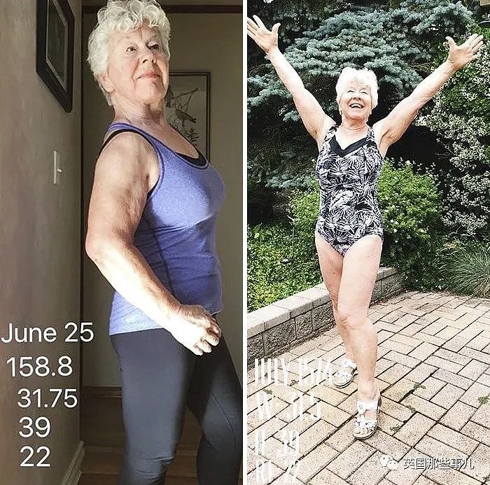 【健身】胖奶奶从70岁开始撸铁健身，3年后身材居然如此好看！（组图） - 11