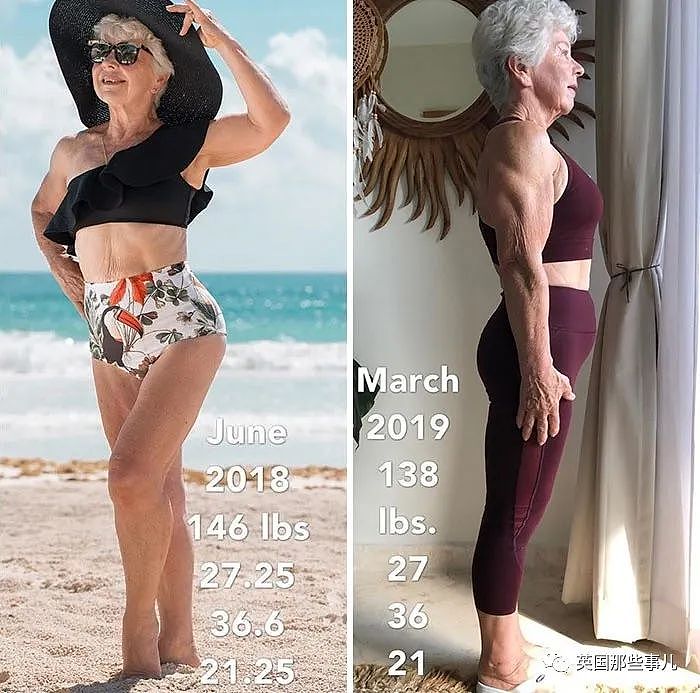 【健身】胖奶奶从70岁开始撸铁健身，3年后身材居然如此好看！（组图） - 13