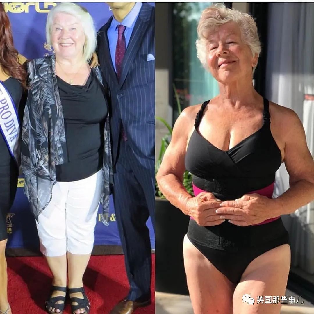 【健身】胖奶奶从70岁开始撸铁健身，3年后身材居然如此好看！（组图） - 14