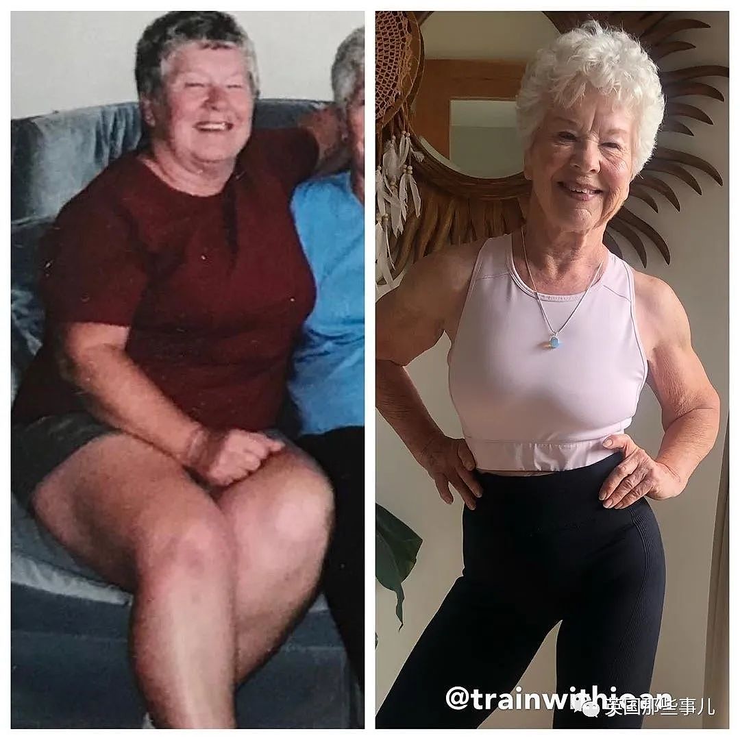 【健身】胖奶奶从70岁开始撸铁健身，3年后身材居然如此好看！（组图） - 17