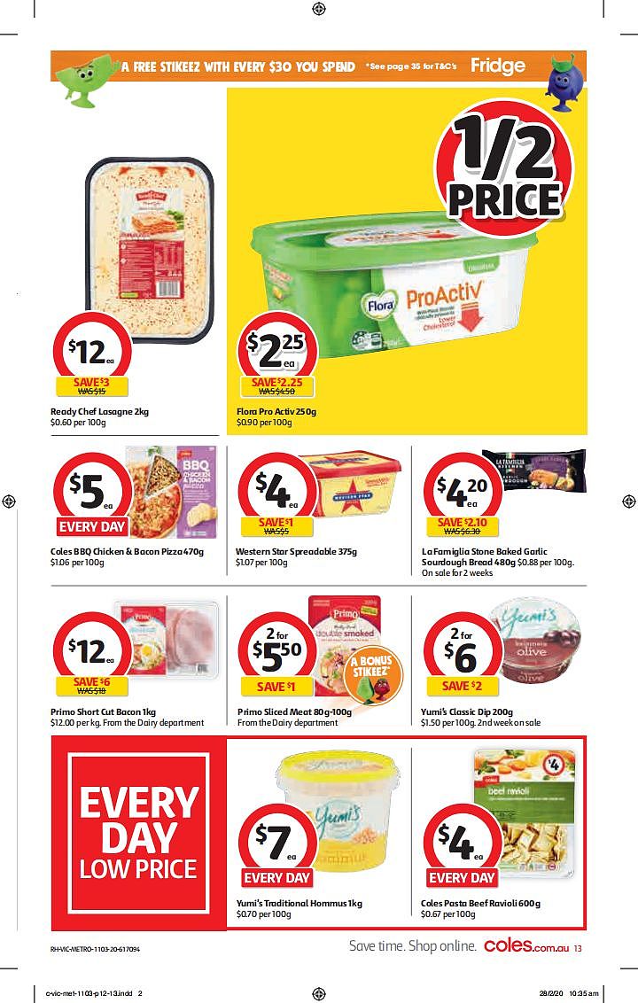 Coles 3月11日-3月17日折扣，厕纸、清洁用品半价 - 13