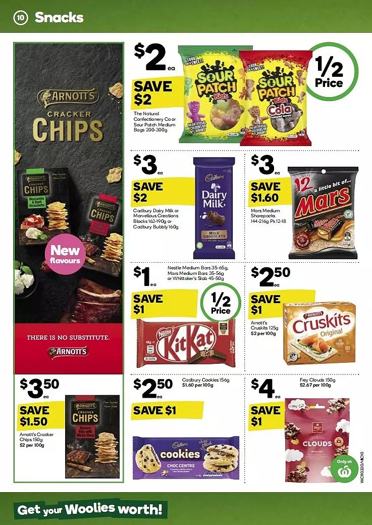 Woolworths 3月11日-3月17日折扣，厕纸、清洁手套、冷冻虾肉半价 - 10