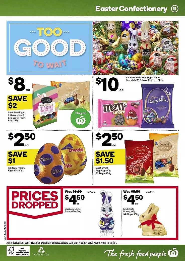 Woolworths 3月11日-3月17日折扣，厕纸、清洁手套、冷冻虾肉半价 - 15