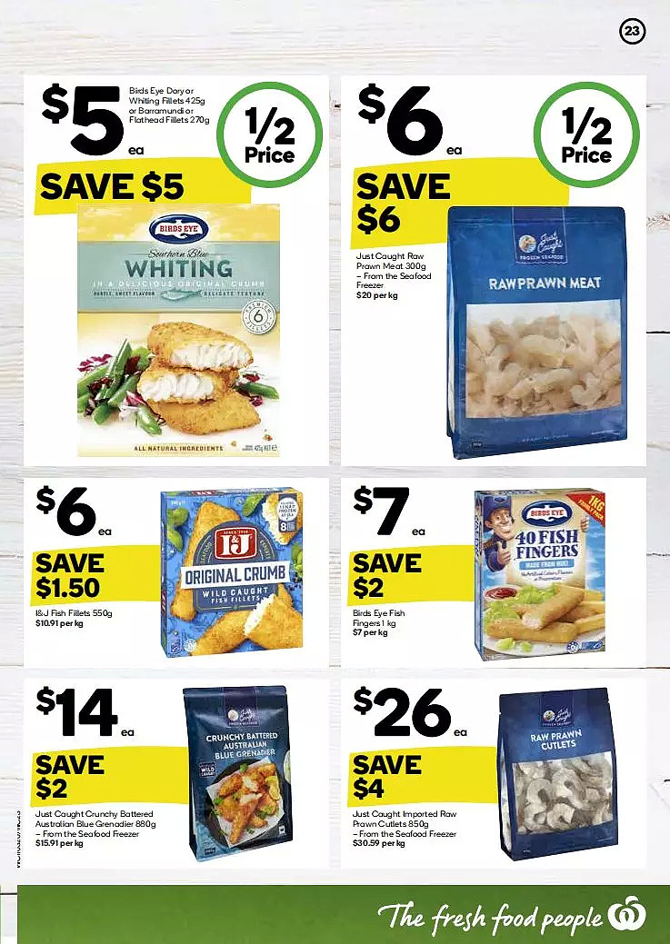 Woolworths 3月11日-3月17日折扣，厕纸、清洁手套、冷冻虾肉半价 - 23