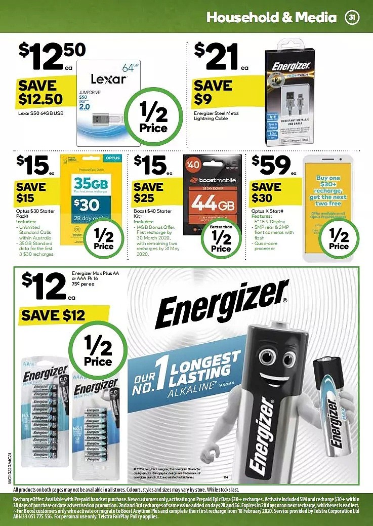 Woolworths 3月11日-3月17日折扣，厕纸、清洁手套、冷冻虾肉半价 - 31