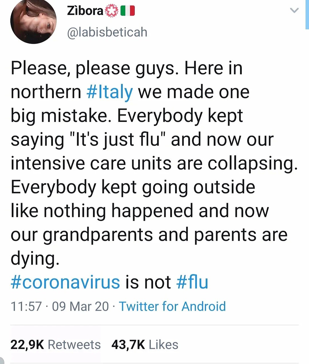 意大利6千万人“被困”，意大利医生绝望呐喊：“这真的不是流感！！”（组图） - 37