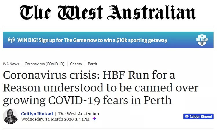 HBF Run For Reason珀斯站取消！西澳新增3例确诊细节公布！政府：若疫情爆发，可能实行错峰购物！ - 9