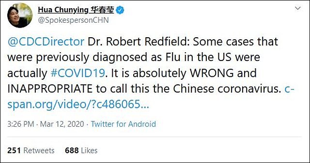 中国外交部发言人赵立坚发推特：美国军方可能将新冠病毒带入武汉！（组图） - 4