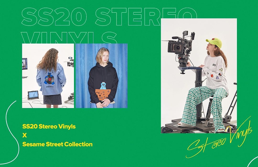 Stereo Vinyls芝麻街新品系列服饰热卖，低至9折+新人9折 - 2