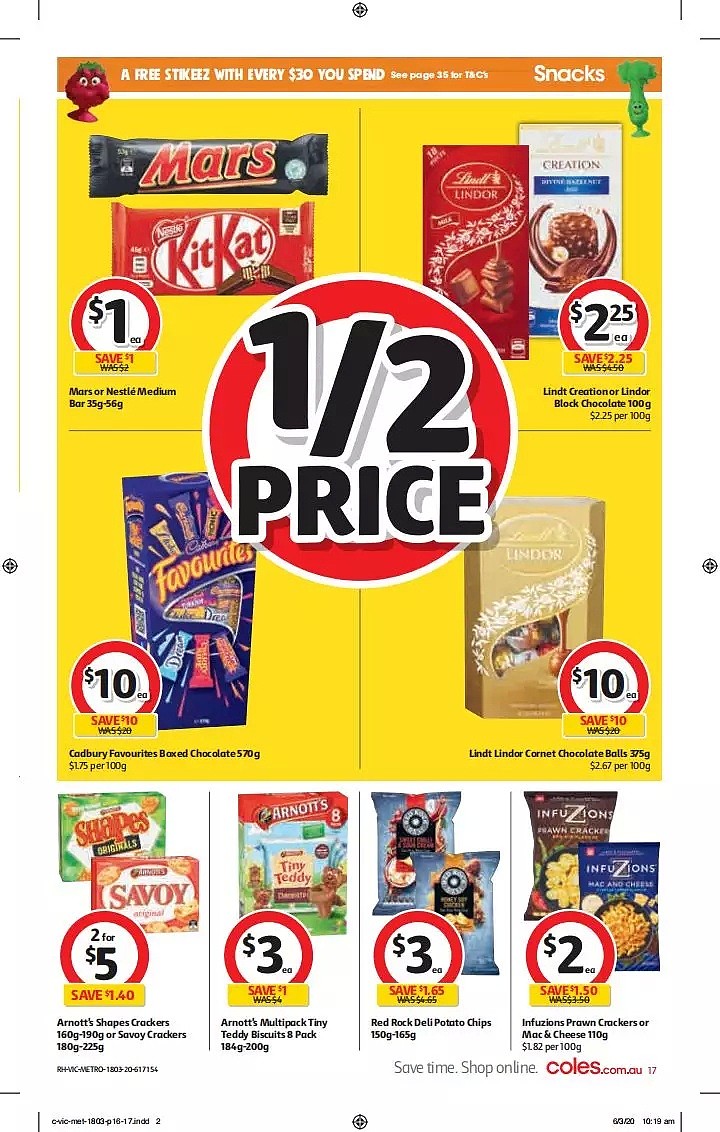 Coles 3月18日-3月24日折扣，饺子半价 - 17