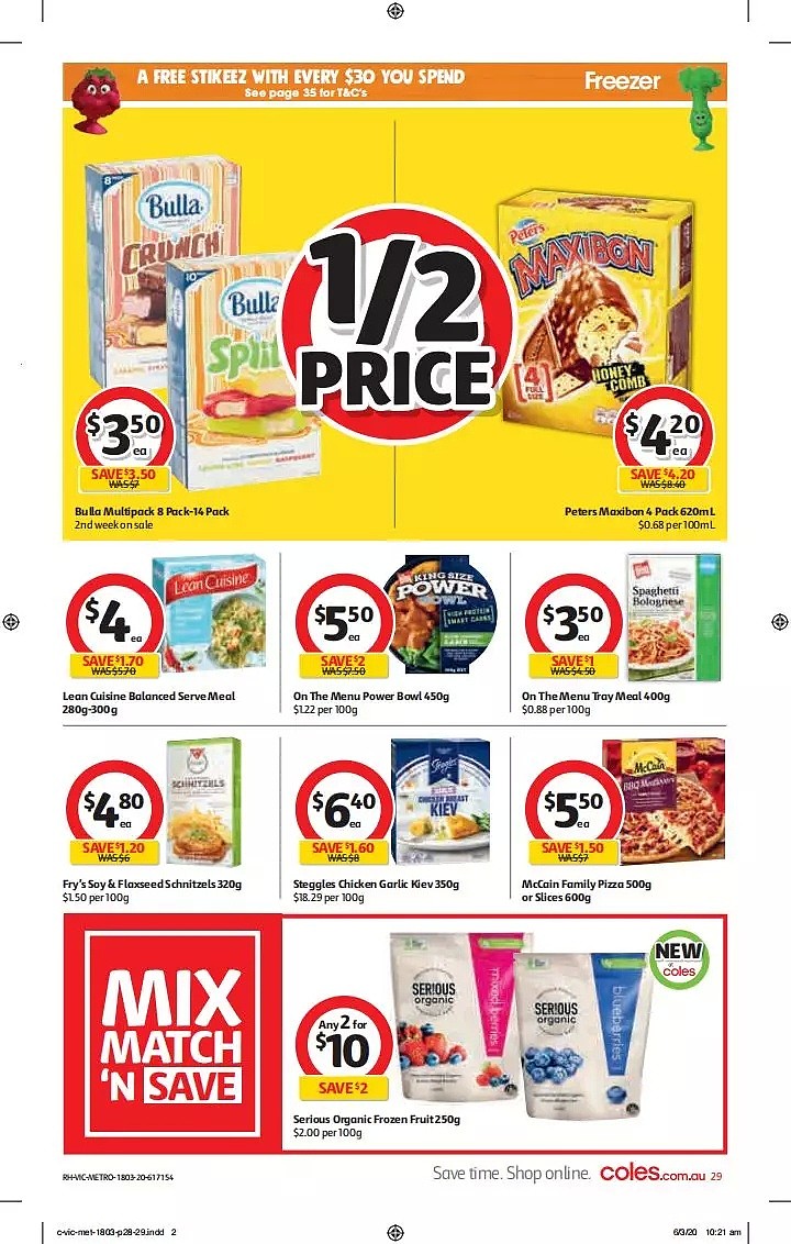 Coles 3月18日-3月24日折扣，饺子半价 - 29